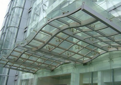 酒店钢结构门头雨棚